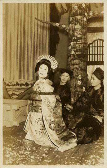 《祇園祭礼信仰記》帝国劇場 昭和4(1929)年 1月。雪姫 ／ [7代目]  澤村 宗十郎。（出處：文化デジタルライブラリ)
