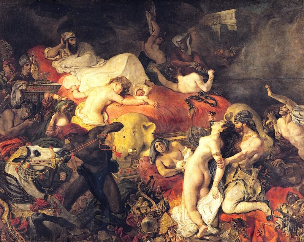 Eugène Delacroix, La Mort de Sardanapale, 1827.